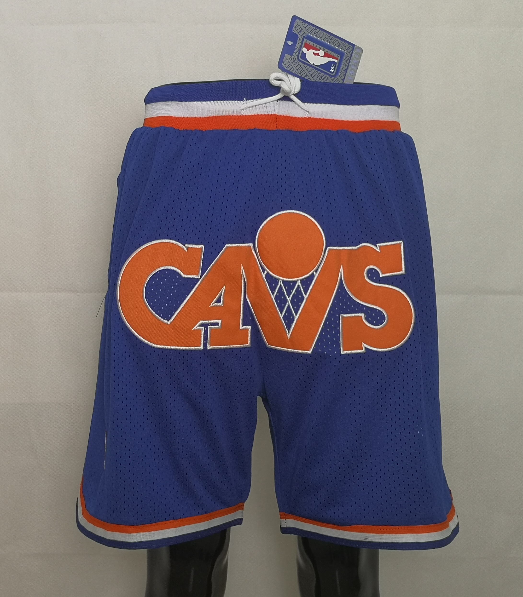 2020 Men NBA Cleveland Cavaliers blue shorts
